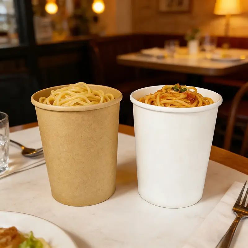 Mangkuk Kertas Sup Kertas Kraft 32oz